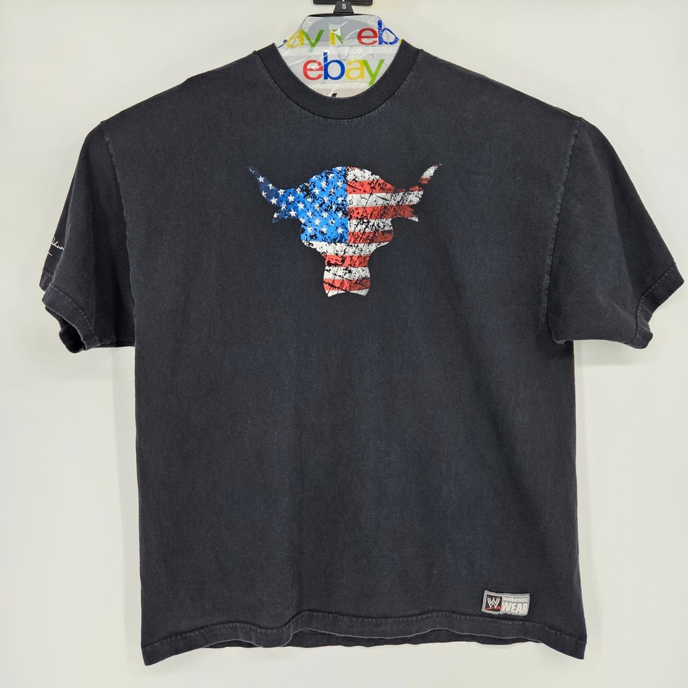 The Rock Shirt Mens 2X Team‎ Bring It Black Graphic Tee Short Sleeve WWE